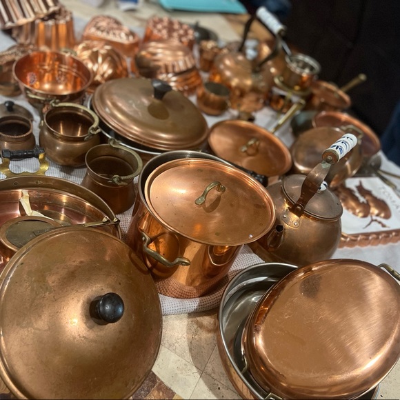 53pc Copper Cookware and Bakeware Collection - Picture 5 of 15